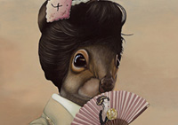 Geisha Girl Squirrel