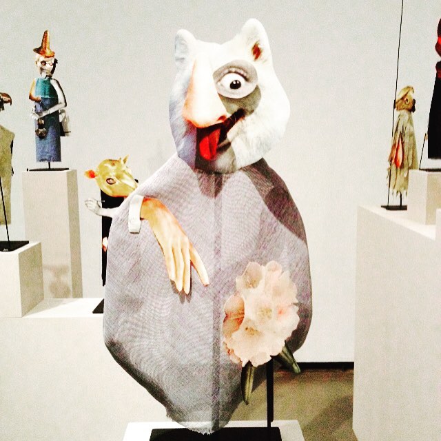 Possibly, the funniest creature @vanartgallery #geoffreyfarmer exhibit. How Do I Fit This Ghost in My Mouth? http://www.vanartgallery.bc.ca/the_exhibitions/exhibit_farmer.html
