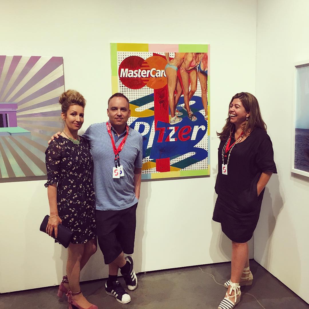 Sensational opening night, Seattle Art Fair with artist Noah Becker and gallery owner Monica Reyes, Back Gallery Project (Vancouver,BC). @seattleartfair @noahbeckerstudio @backgalleryproj #seattleartfair #seattleart #noahbecker #backgalleryproject