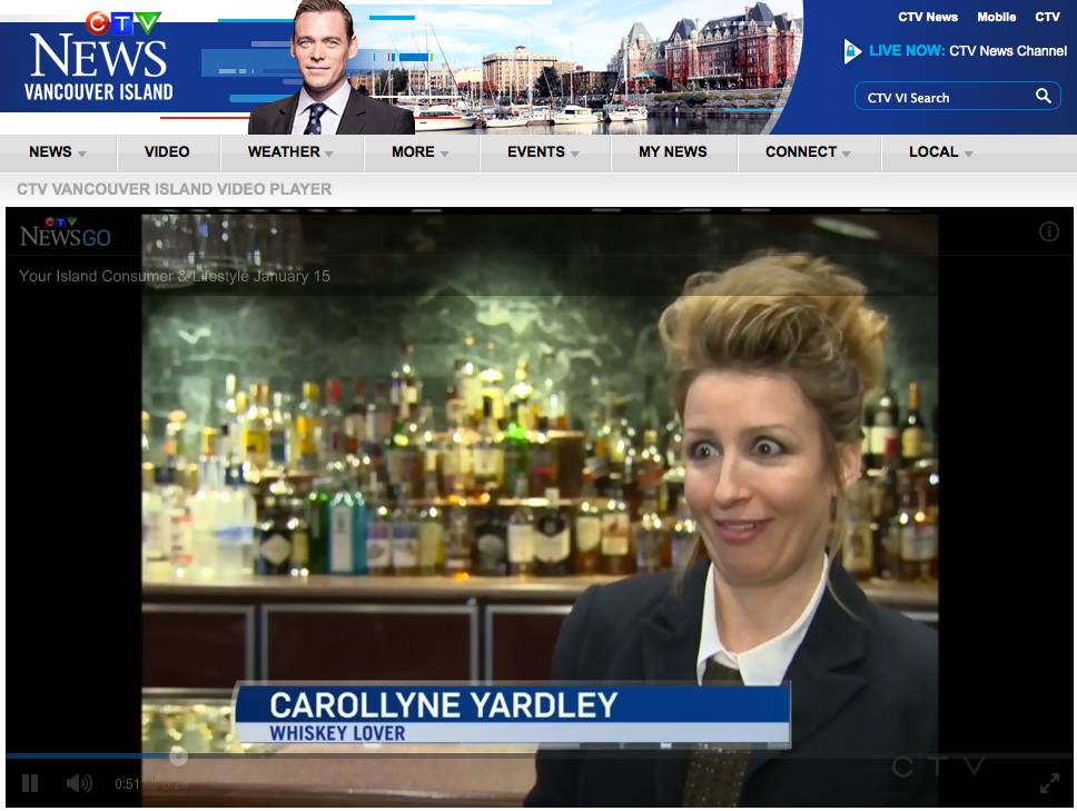 Screen Capture CTV News Whisky Festival 2015