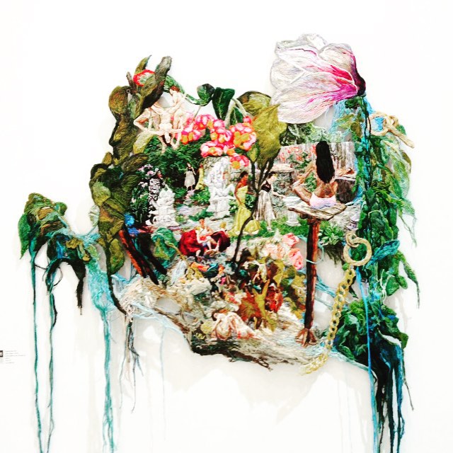 Sophia Narrett @freightandvolumegallery #seattleartfair #seattle