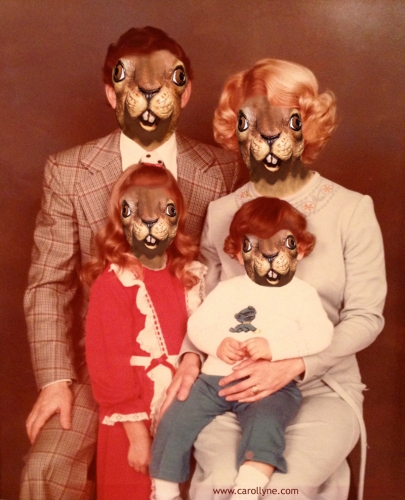 Anonymous Family Portrait, inkjet of Moab fine art paper, 2014