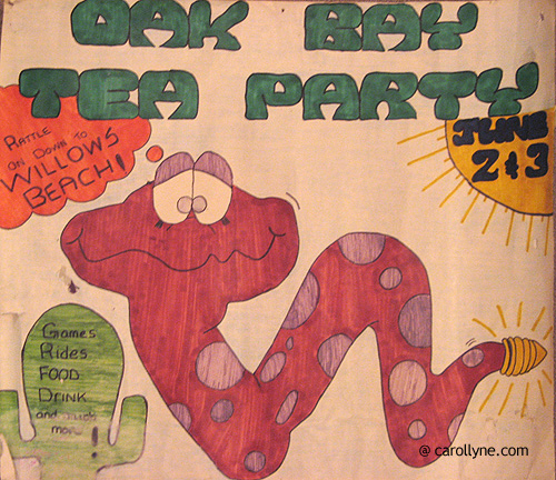 Carollyne Yardley, First Prize, Grade 6 - Oak Bay Tea Party circa 1983