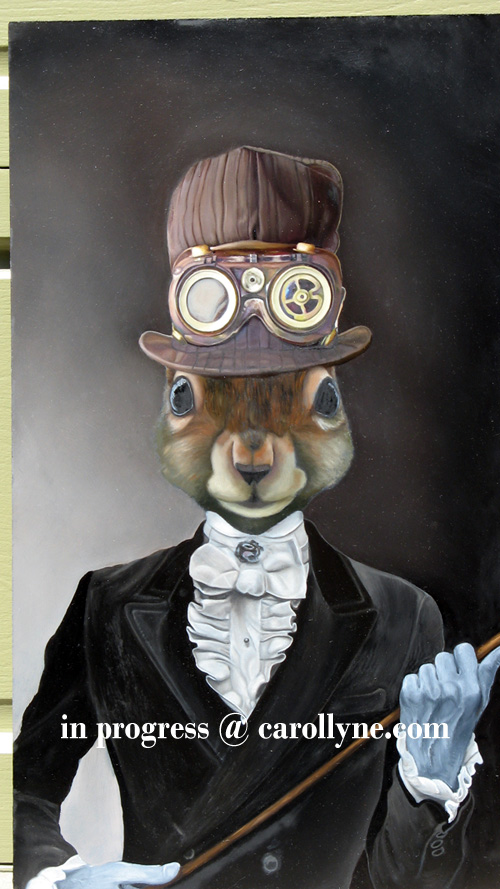 steampunk SteamPunk Squirrel in progress