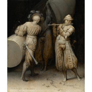 Pieter Bruegel the Elder  (active 1551 - 1569)  The Three Soldiers, 1568 