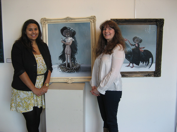 Shanice Wolters, Ellen Manning at the Victoria Emerging Art Gallery