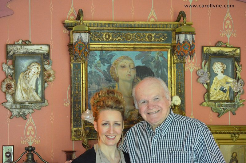 Carollyne Yardley and Ernest Marza (home and studio visit, May 14, 2012)