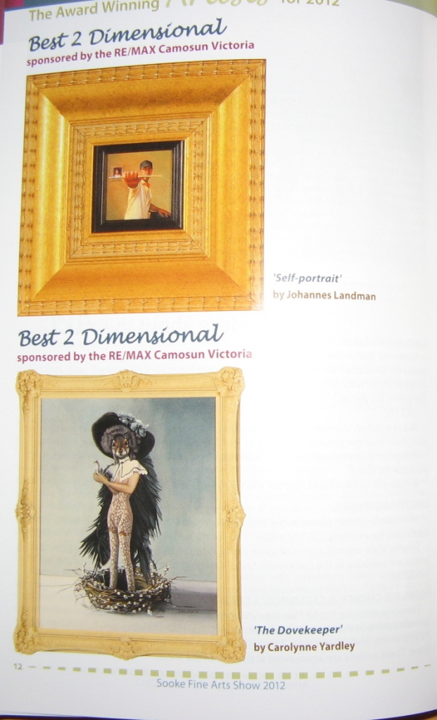 Best 2 Dimensional | Sooke Fine Art Show 2012 | The Dovekeeper