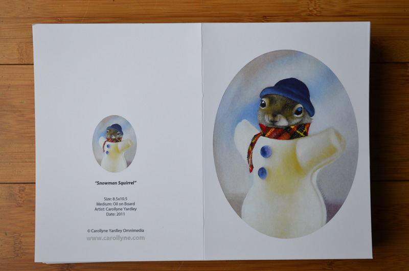 Snowman Squirrel Cards