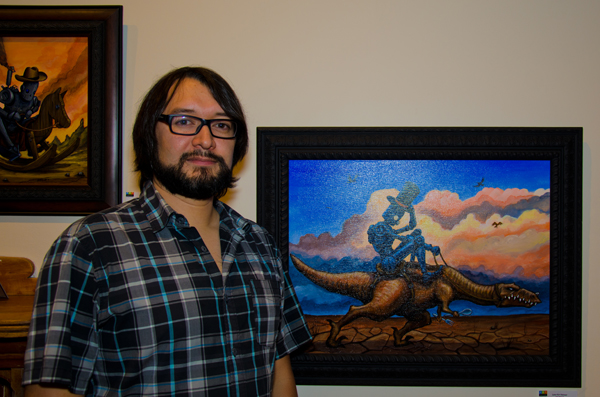 Jose Brand with his artwork. Photo by Matthew Schlauch, Snapd Magazine, Dec 2013. Jose Brand with his artwork. Photo by Matthew Schlauch, Snapd Magazine, Dec 2013.