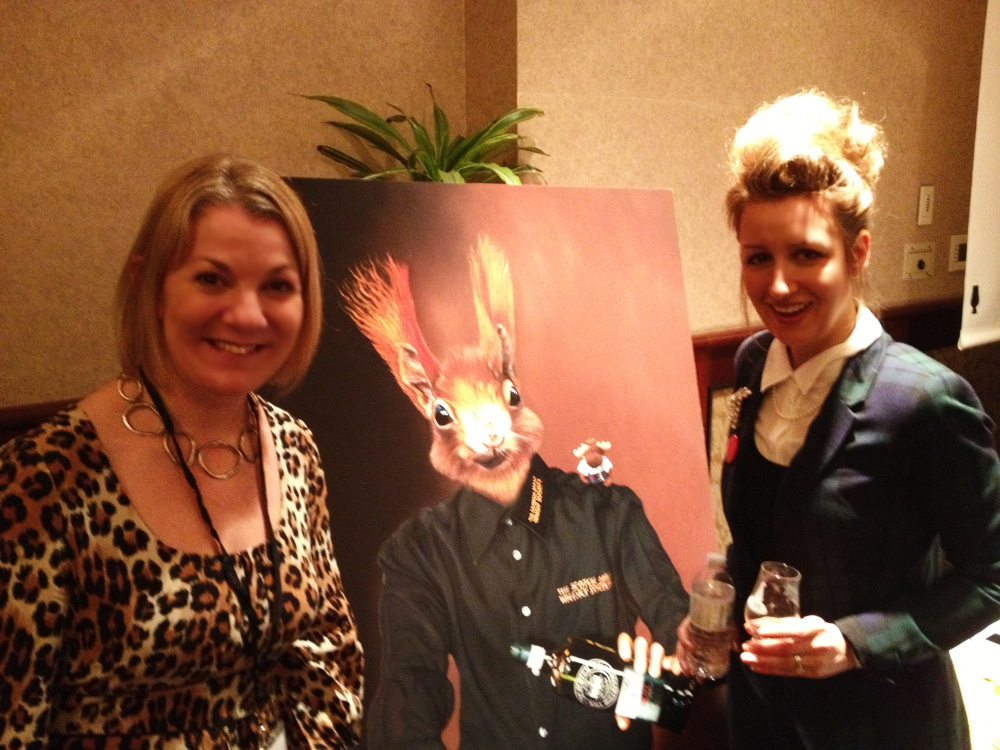with Annabel Meikle @ thewhiskybelle and Society Squirrel at the Victoria Whisky Festival 2014.