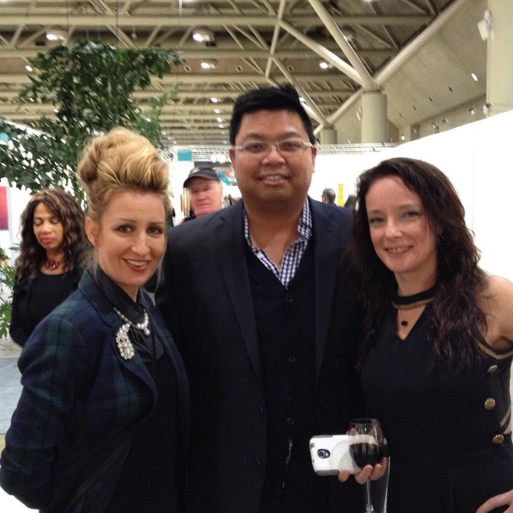 #arttoronto with @waapart Wil Aballe and @fazakasgallery LaTiesha Fazakas opening night