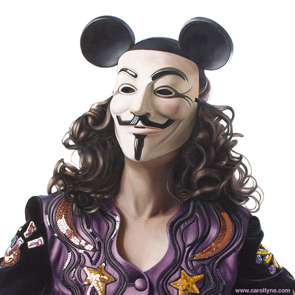 Anonymouse detail of head