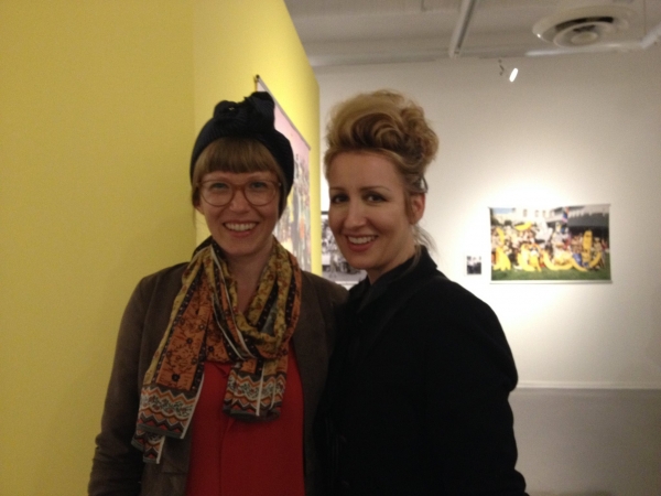 Tierre Taylor and Carollyne Yardley, Opening Night of Anna Banana, AGGV 2015